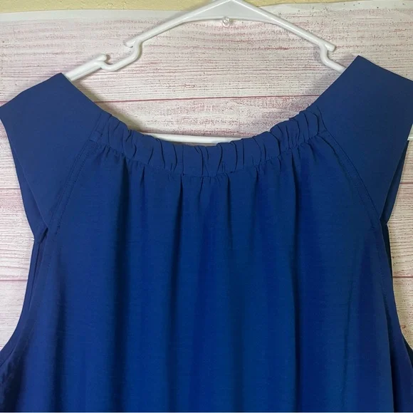 Universal Standard Isola Crinke Crepe Sleeveless Dress Size S / 14-16 - Picture 7 of 8